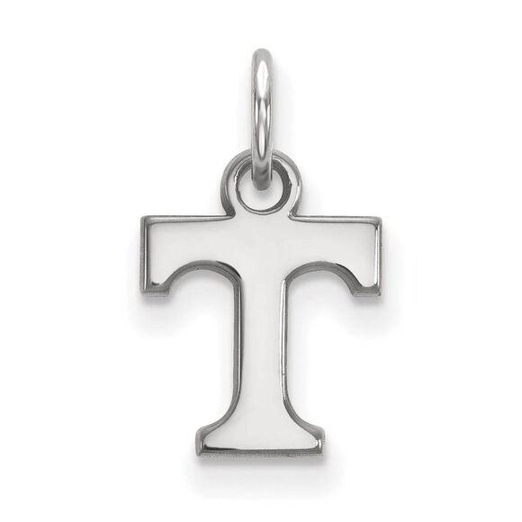 Sterling Silver U. of Tennessee XS (Tiny) Initial T Charm or Pendant - Picture 1 of 3